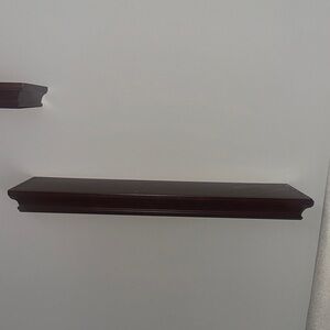 Elegant Brown Wall Shelf